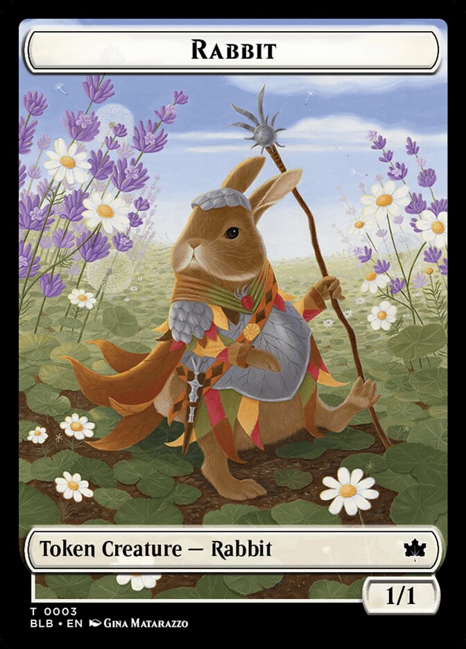 Rabbit card front