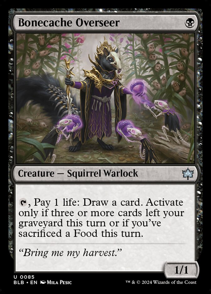 Bonecache Overseer card front