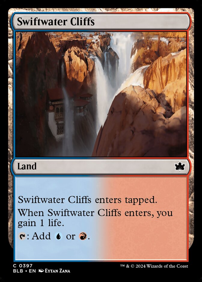 Swiftwater Cliffs card front