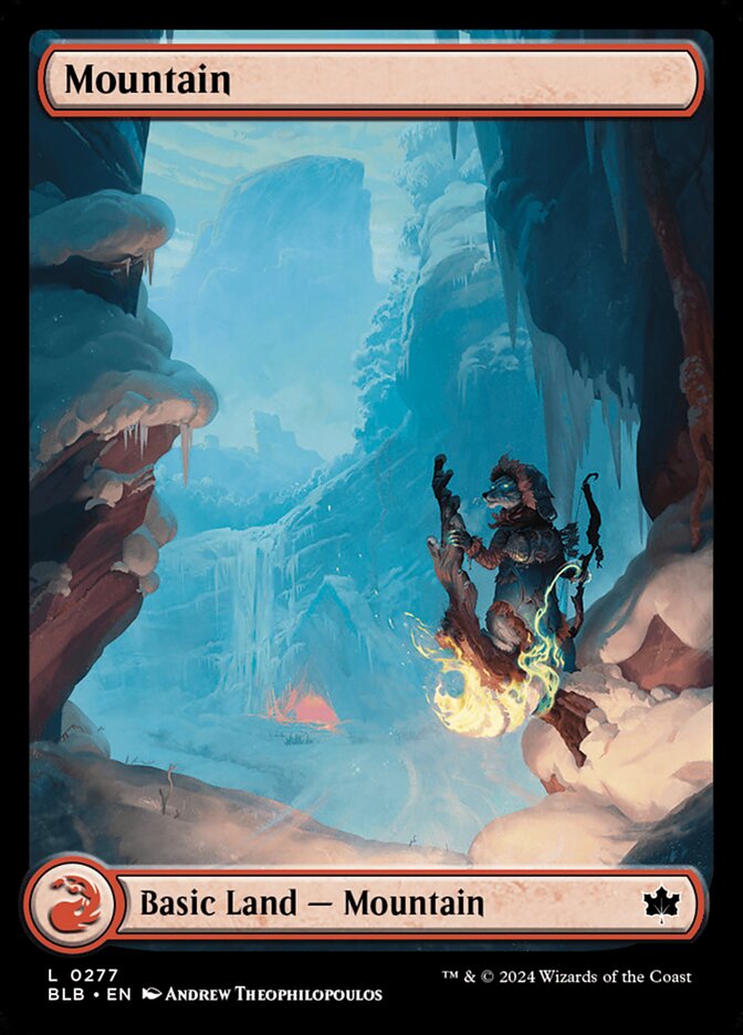 Mountain card front