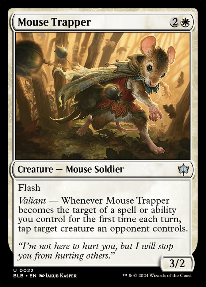 Mouse Trapper card front