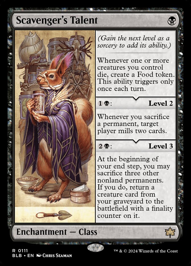 Scavenger's Talent card front