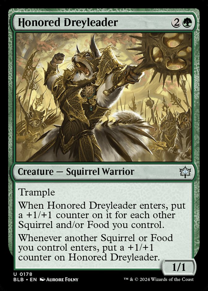 Honored Dreyleader card front