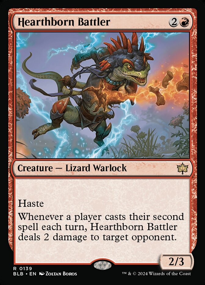 Hearthborn Battler card front
