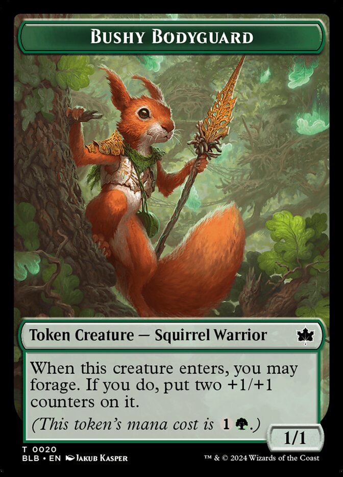 Bushy Bodyguard card front