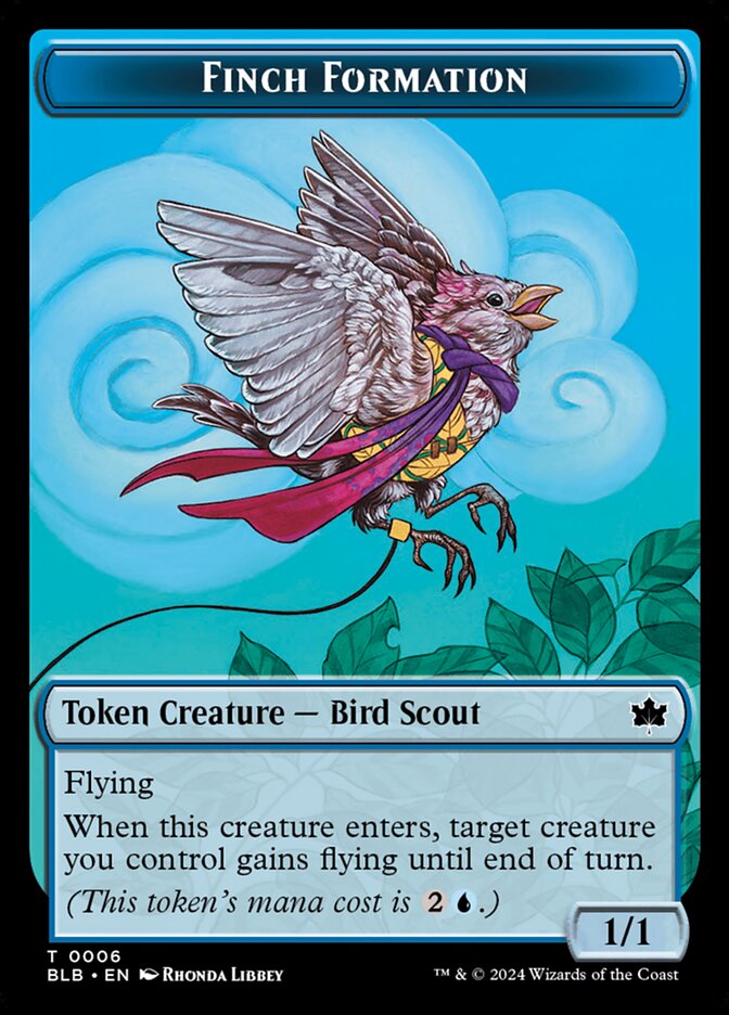 Finch Formation card front