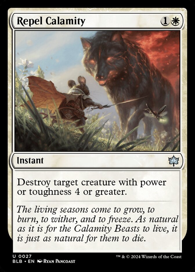 Repel Calamity card front
