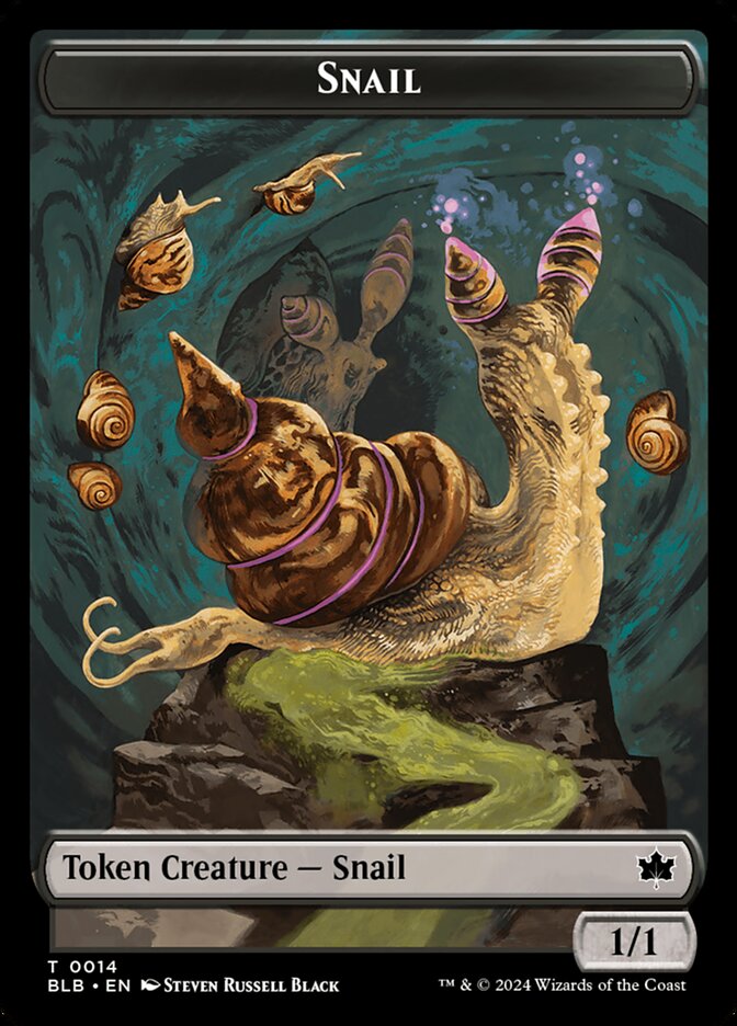 Snail card front