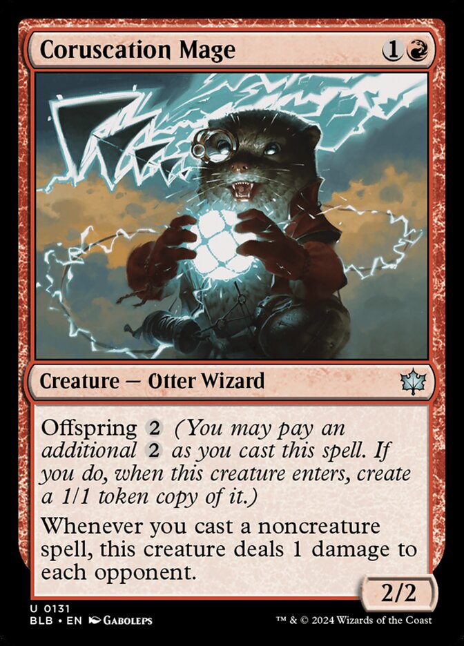 Coruscation Mage card front