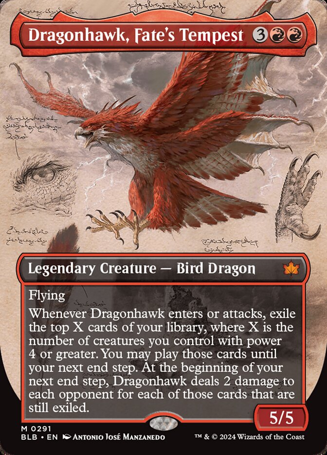 Dragonhawk, Fate's Tempest card front
