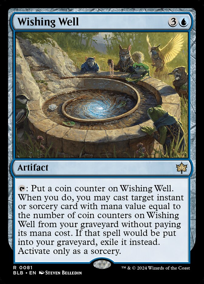 Wishing Well card front