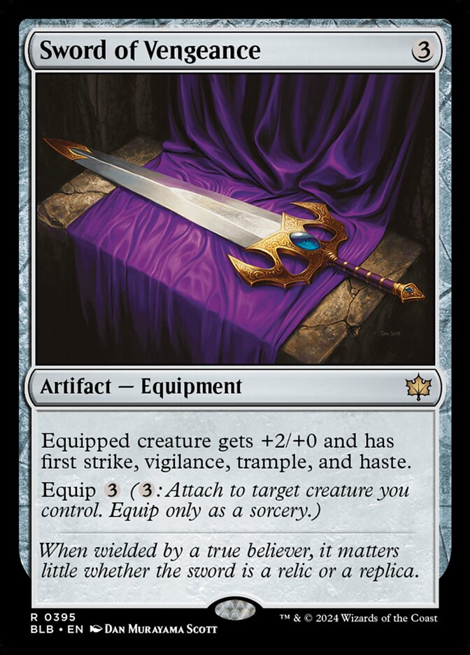 Sword of Vengeance card front