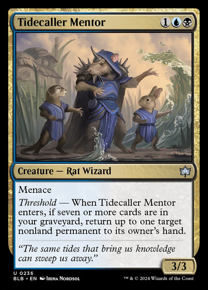 Tidecaller Mentor card front