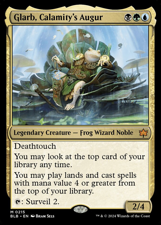 Glarb, Calamity's Augur card front