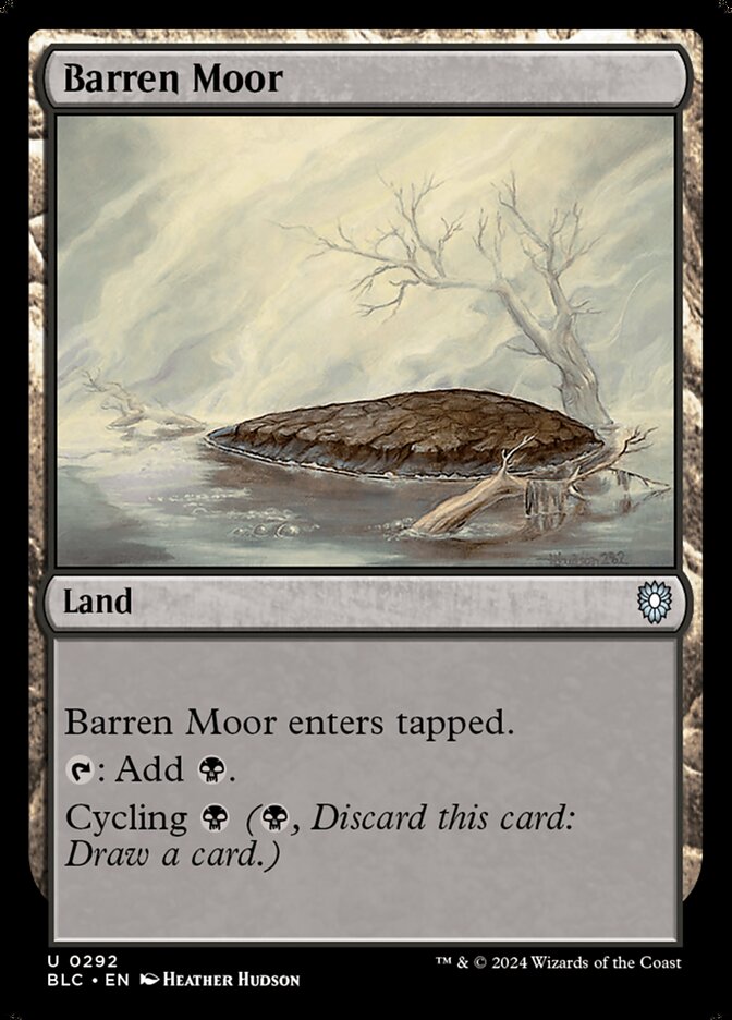 Barren Moor card front