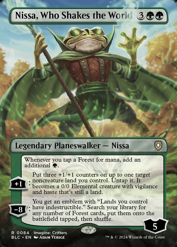 Nissa, Who Shakes the World card front