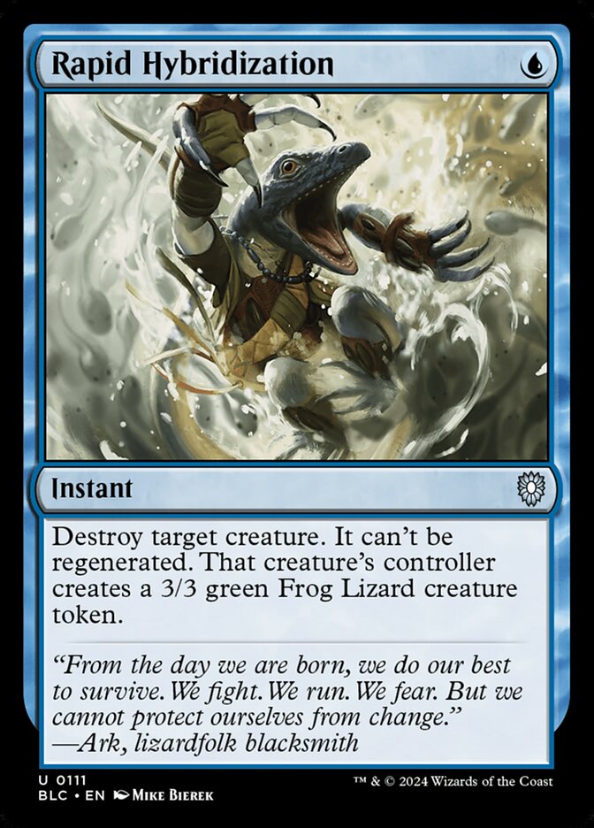 Rapid Hybridization card front