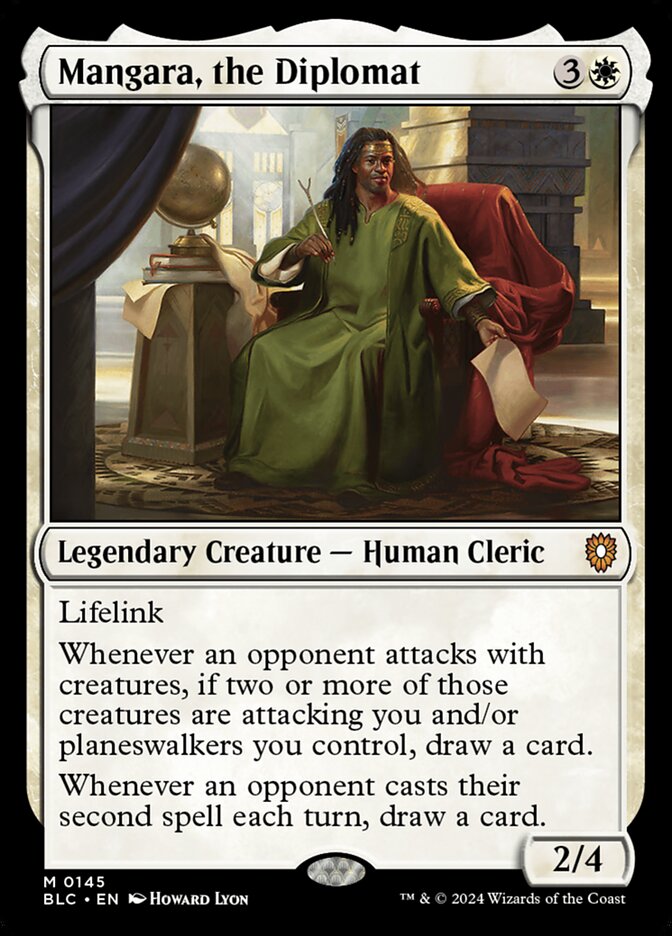 Mangara, the Diplomat card front