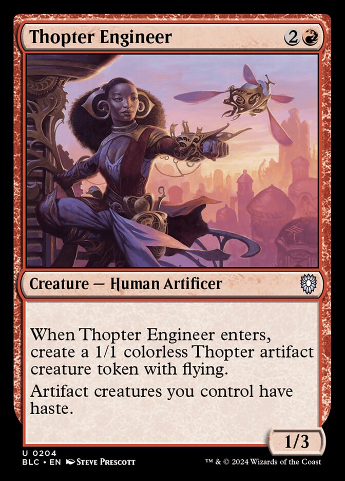Thopter Engineer card front