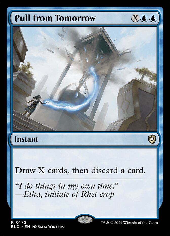 Pull from Tomorrow card front