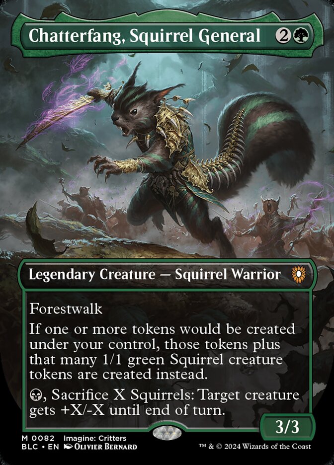 Chatterfang, Squirrel General card front