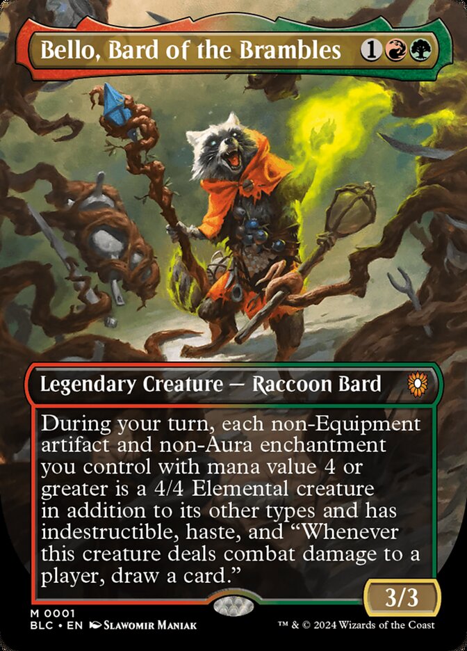Bello, Bard of the Brambles card front