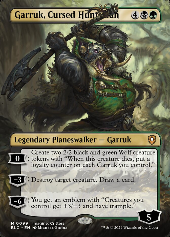 Garruk, Cursed Huntsman card front