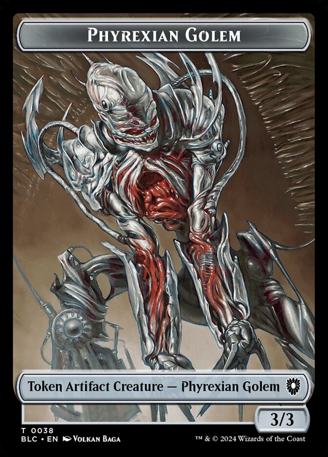 Phyrexian Golem card front