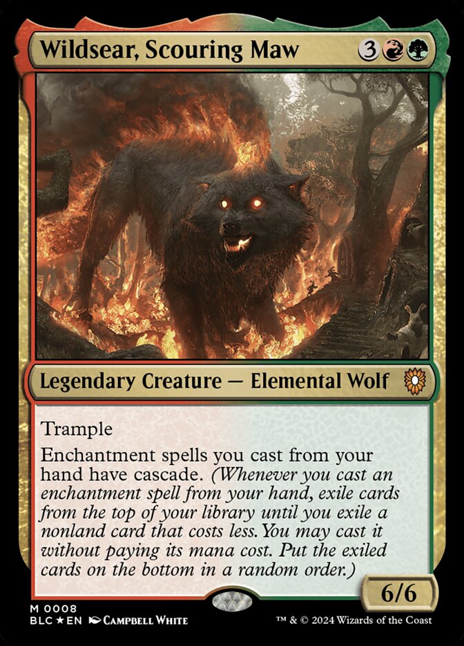 Wildsear, Scouring Maw card front