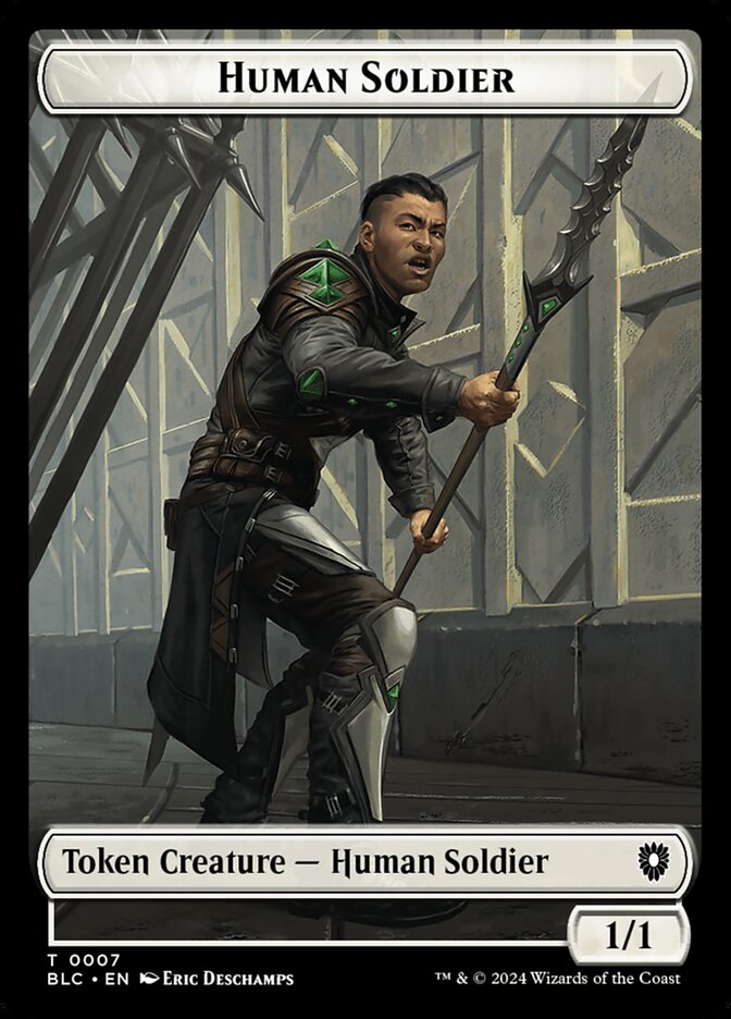 Human Soldier card front