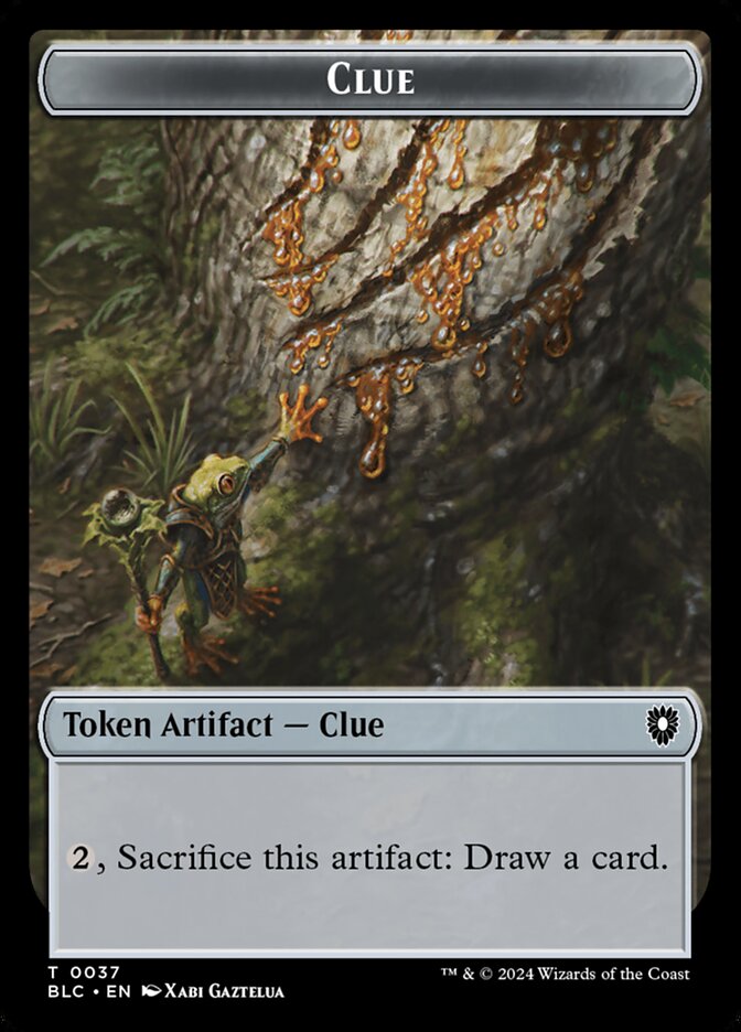 Clue card front