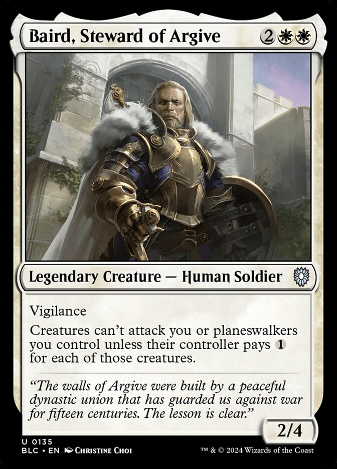 Baird, Steward of Argive card front