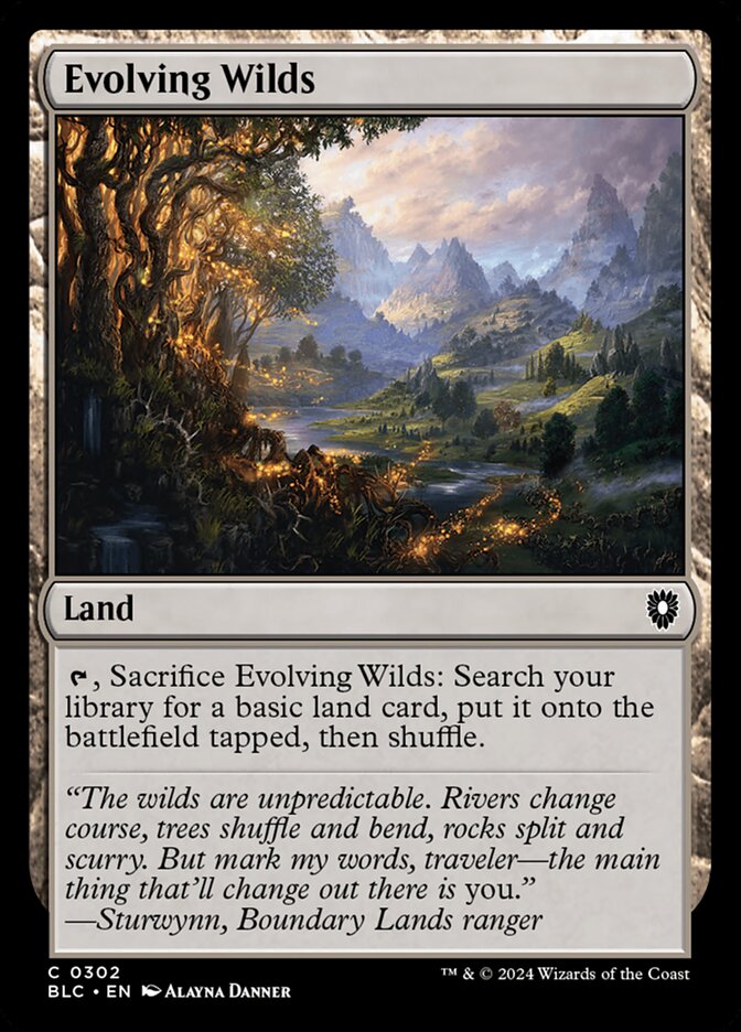 Evolving Wilds card front
