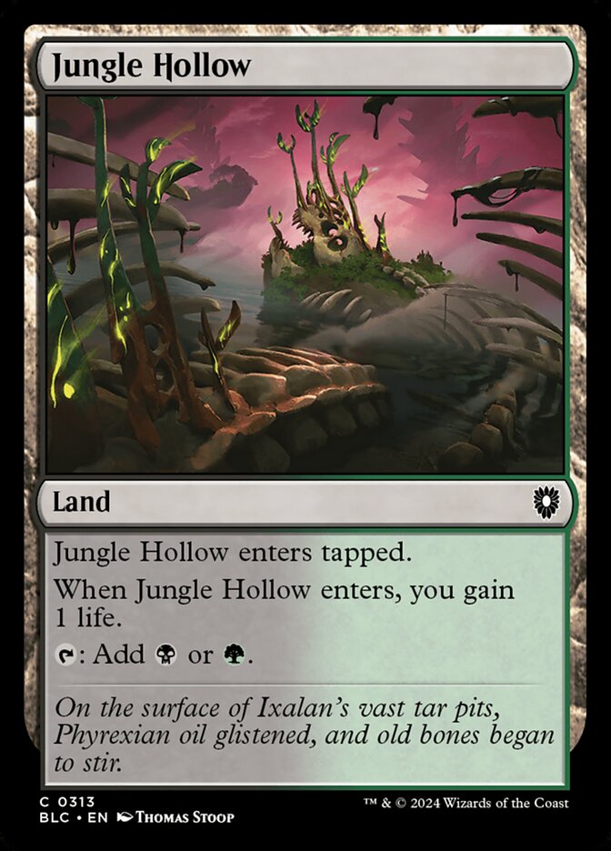 Jungle Hollow card front