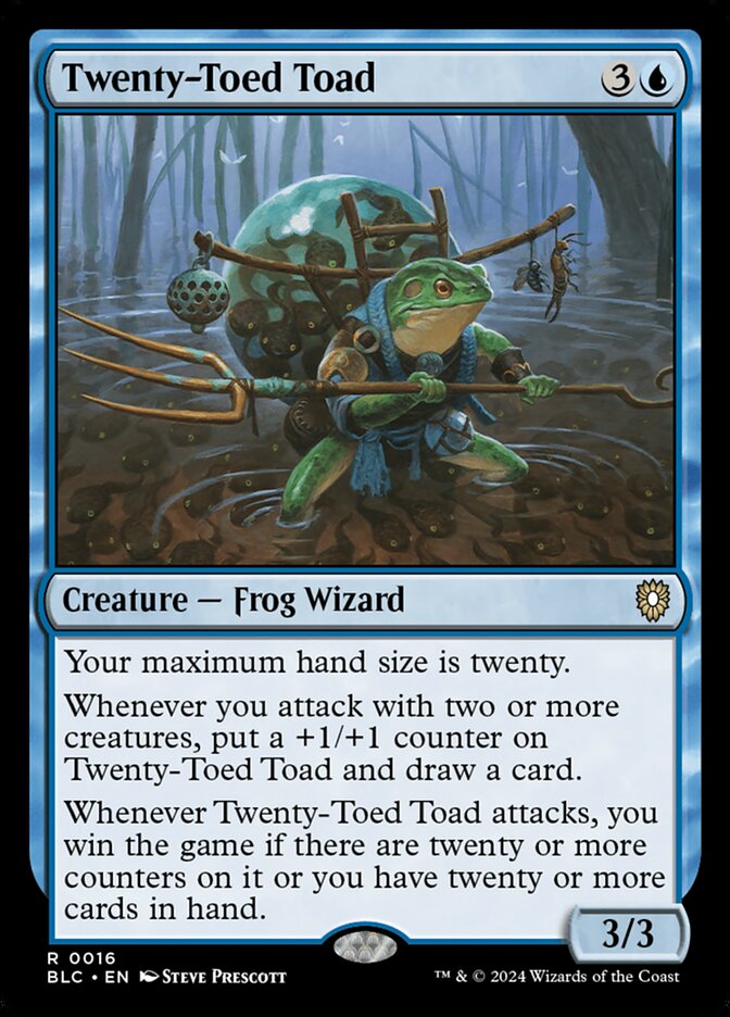 Twenty-Toed Toad card front
