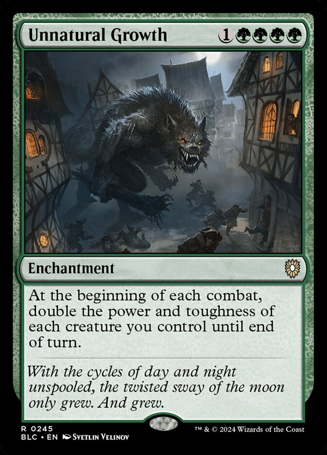 Unnatural Growth card front