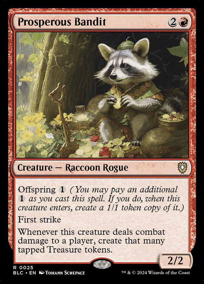 Prosperous Bandit card front