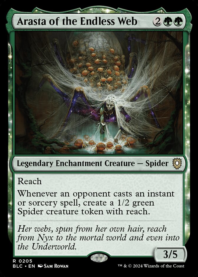 Arasta of the Endless Web card front