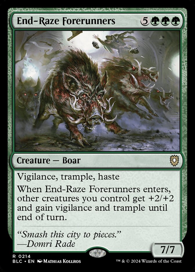 End-Raze Forerunners card front