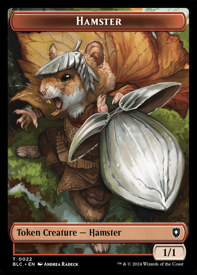 Hamster card front