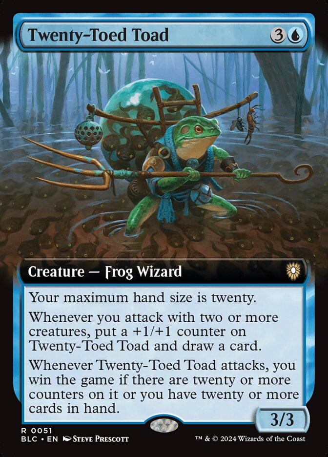 Twenty-Toed Toad card front