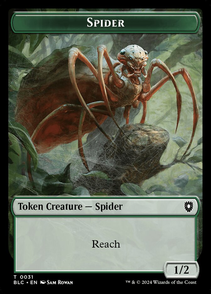 Spider card front