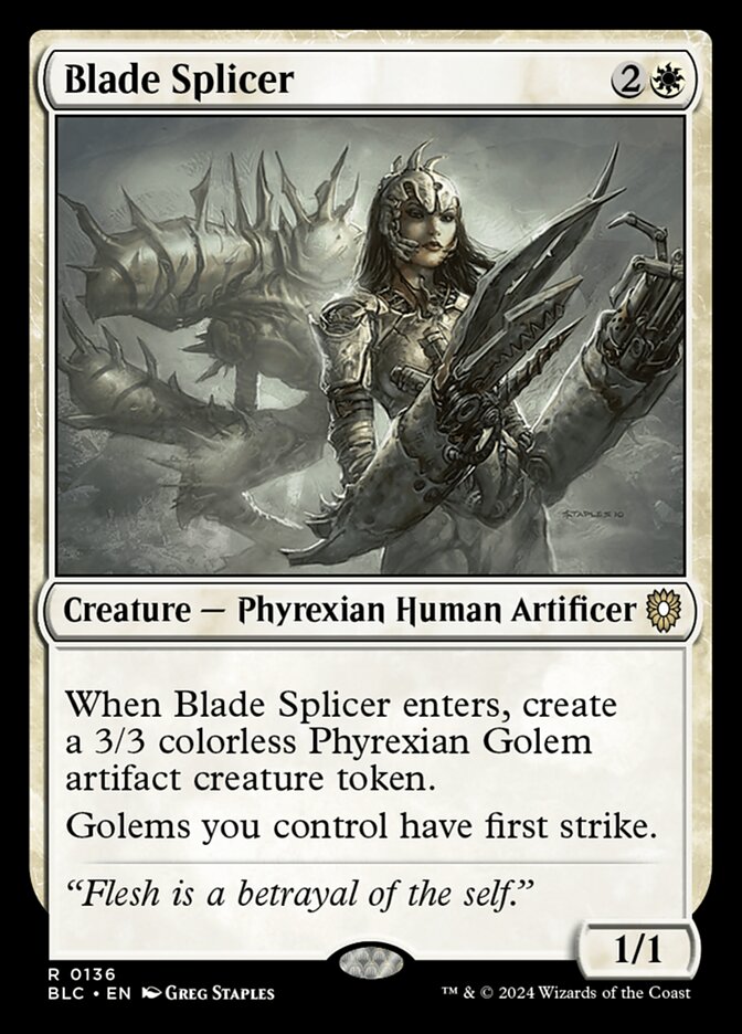 Blade Splicer card front