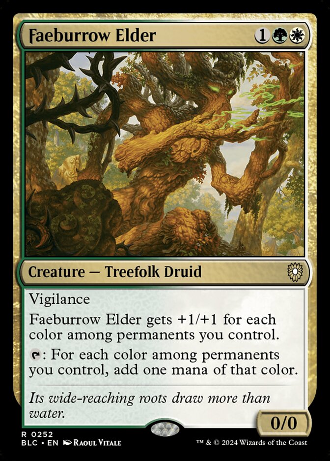 Faeburrow Elder card front
