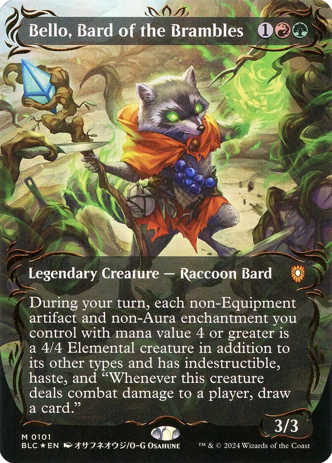 Bello, Bard of the Brambles card front