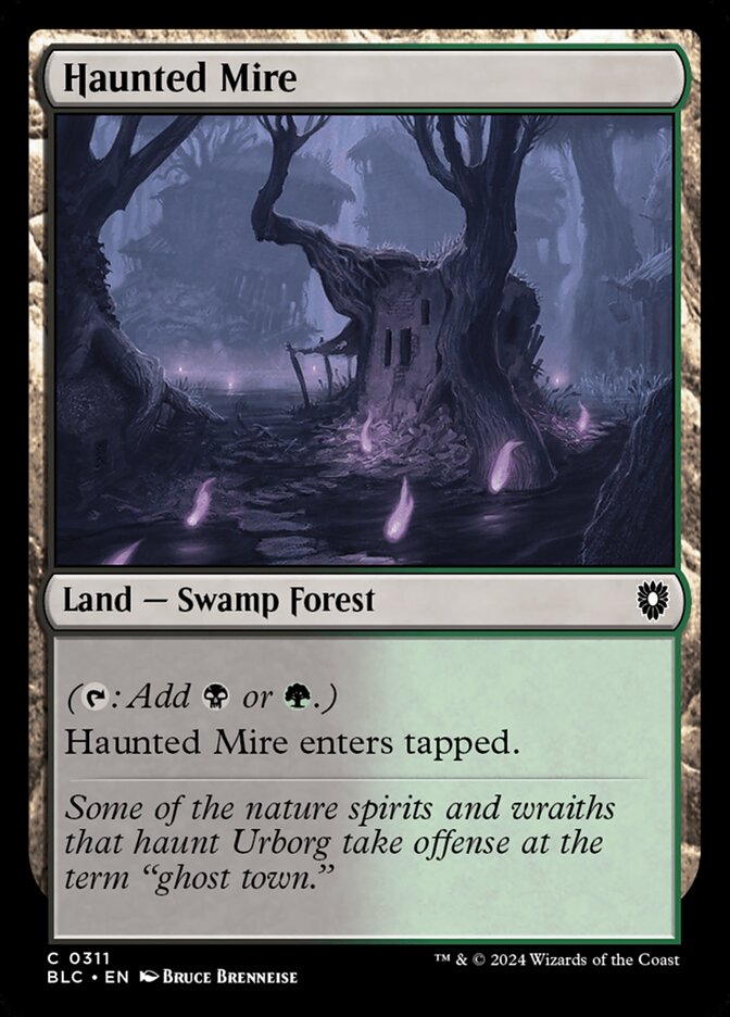 Haunted Mire card front