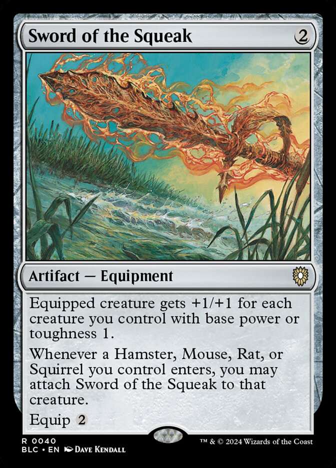 Sword of the Squeak card front