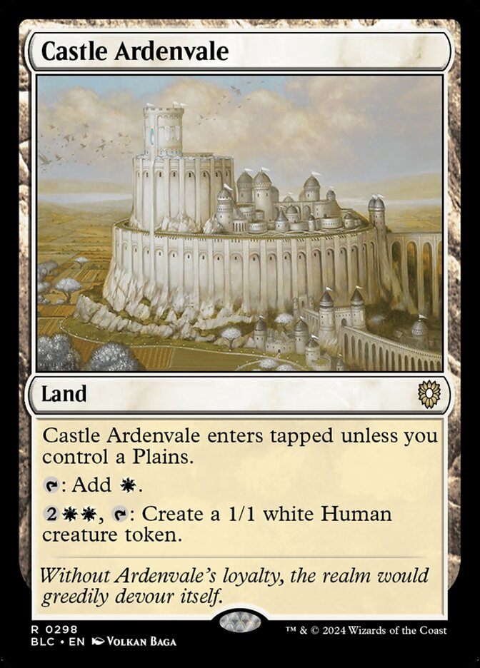 Castle Ardenvale card front