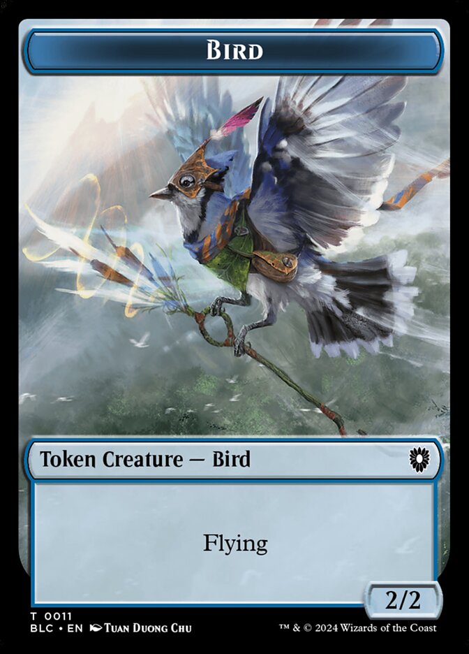 Bird card front