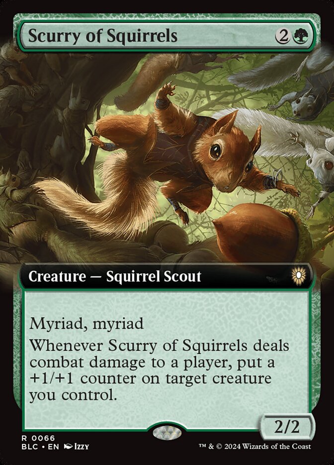 Scurry of Squirrels card front